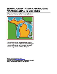 Sexual Orientation and Housing Discrimination in Michigan